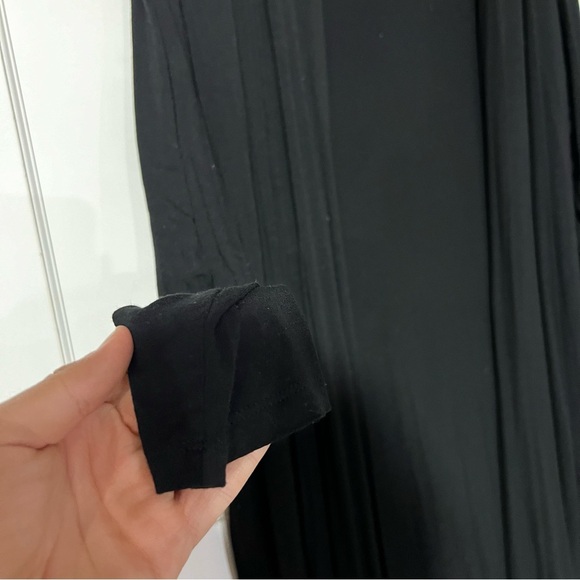 Vince Camuto Drape Open Front Lightweight Sweater Black Size 1X - Picture 6 of 6